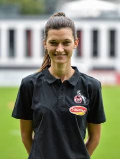 16.07.2019, xjpx, Fussball 1.Bundesliga, 1.FC Koeln Damen - Fototermin 2019 20 emspor, v.l. Individualtrainerin Marie Pyko (Koeln) (DFL DFB REGULATIONS PROHIBIT ANY USE OF PHOTOGRAPHS as IMAGE SEQUENCES and or QUASI-VIDEO) Koeln