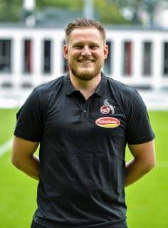 16.07.2019, xjpx, Fussball 1.Bundesliga, 1.FC Koeln Damen - Fototermin 2019 20 emspor, v.l. Athletiktrainer Nicolas Brandt (Koeln) (DFL DFB REGULATIONS PROHIBIT ANY USE OF PHOTOGRAPHS as IMAGE SEQUENCES and or QUASI-VIDEO) Koeln