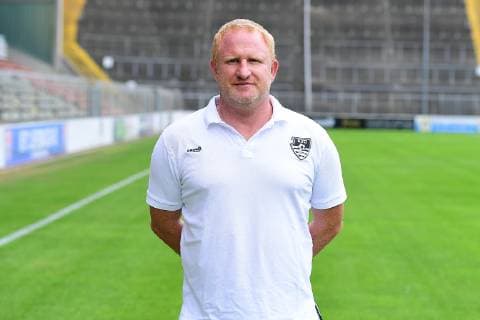 Cheftrainer Heiko Vogel; KFC Uerdingen; 3.Liga, Porträttermin 2019 2020