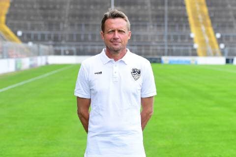 Co-Trainer Frank Heinemann; KFC Uerdingen; 3.Liga, Porträttermin 2019 2020