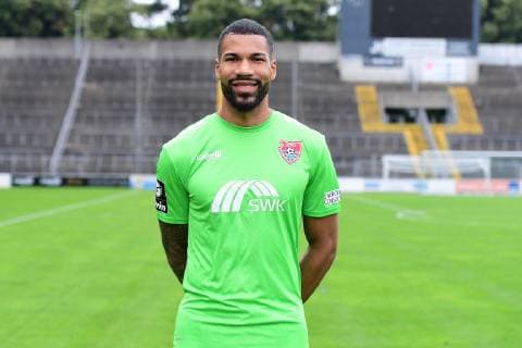 Robin Udegbe; KFC Uerdingen; 3.Liga, Porträttermin 2019 2020
