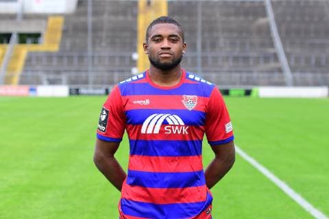 Franck Evina; KFC Uerdingen; 3.Liga, Porträttermin 2019 2020