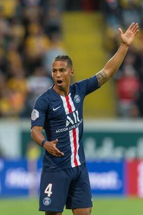Dresden, Germany 16.07.2019, Freundschaftsspiel, SG Dynamo Dresden vs. Paris Saint-Germain, Thilo Kehrer (PSG) gestikuliert, gestures ( Defodi-09-541-020353