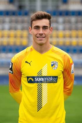 FC Carl Zeiss Jena Saison 2019 2020 Fototermin am 16.7.19 Torwart Flemming Niemann (Jena) Portrait hochkant Ernst Abbe Sportfeld
