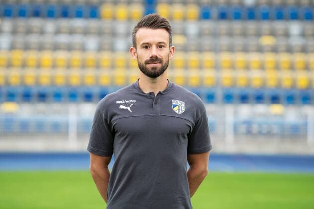 FC Carl Zeiss Jena Saison 2019 2020 Fototermin am 16.7.19 Athletiktrainer Max Habereder (Jena), Portrait quer Ernst Abbe Sportfeld