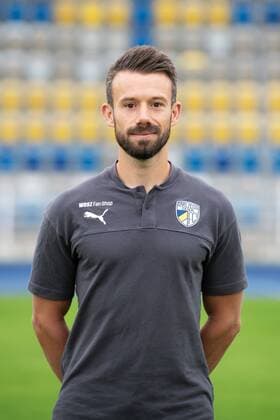 FC Carl Zeiss Jena Saison 2019 2020 Fototermin am 16.7.19 Athletiktrainer Max Habereder (Jena), Portrait hochkant Ernst Abbe Sportfeld