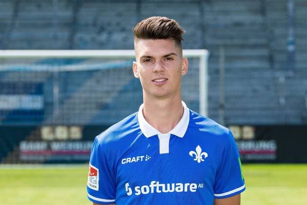 17.07.2019, xfux, Fussball 2.Bundesliga, SV Darmstadt 98, 2.BL, Porträttermin 2019 2020, Fototermin, emonline, emspor, deloka, v.l. Mathias Honsak; (SV Darmstadt 98) Darmstadt