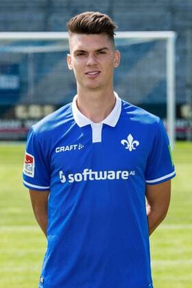 17.07.2019, xfux, Fussball 2.Bundesliga, SV Darmstadt 98, 2.BL, Porträttermin 2019 2020, Fototermin, emonline, emspor, deloka, v.l. Mathias Honsak; (SV Darmstadt 98) Darmstadt