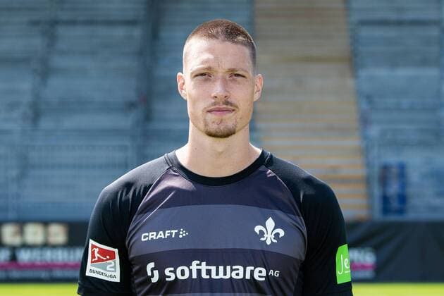 17.07.2019, xfux, Fussball 2.Bundesliga, SV Darmstadt 98, 2.BL, Porträttermin 2019 2020, Fototermin, emonline, emspor, deloka, v.l. Florian Stritzel; (SV Darmstadt 98) Darmstadt