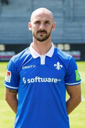 17.07.2019, xfux, Fussball 2.Bundesliga, SV Darmstadt 98, 2.BL, Porträttermin 2019 2020, Fototermin, emonline, emspor, deloka, v.l. Patrick Herrmann; (SV Darmstadt 98) Darmstadt