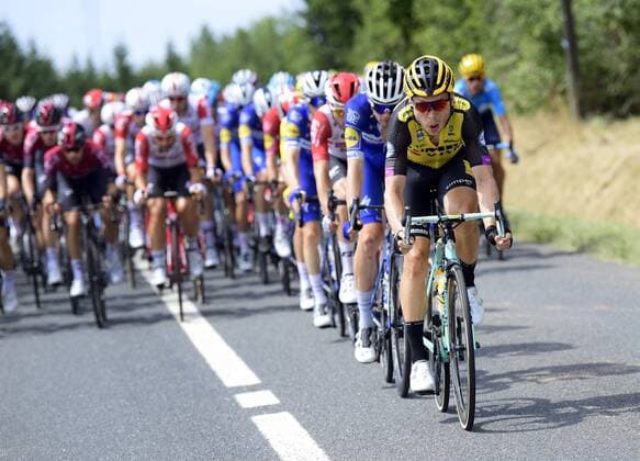 TOULOUSE, FRANCE - JULY 17 : Tony Martin (GER) of Jumbo-Visma during stage 11 of the 106th edition of the 2019 Tour de France cycling race, a stage of 167 kms with start in Albi and finish in Toulouse on July 17, 2019 in Toulouse, France, 17 07 2019 CYCLISME : Tour de France 2019 - Etape 11 - 17 07 2019 PHOTONEWS PANORAMIC 