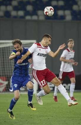 17.07.2019 Tbilisi(Georgia) FC Chikhura-Fola Esch Europa League qualify 1st leg men s football Lasha Chikvaidze(L) FC Chikhura, Zachary Hadji(R) Fola Esch :Str 