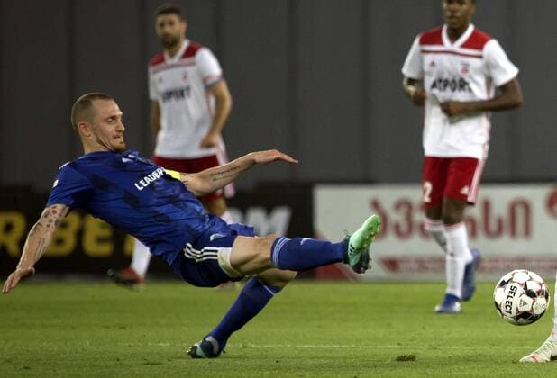 17.07.2019 Tbilisi(Georgia) FC Chikhura-Fola Esch Europa League qualify 1st leg men s football Shota Kashia FC Chikhura :Str 