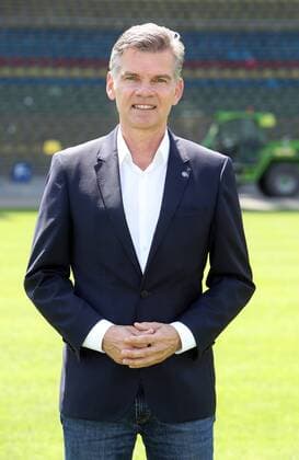 Karlsruher SC Portraittermin Saison 2019 2020 Ingo Wellenreuther (Präsident), Karlsruher SC, 2. Bundesliga, Porträttermin 2019 2020.
