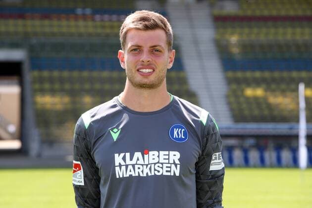 Karlsruher SC Portraittermin Saison 2019 2020 Benjamin Uphoff, Karlsruher SC, 2. Bundesliga, Porträttermin 2019 2020.