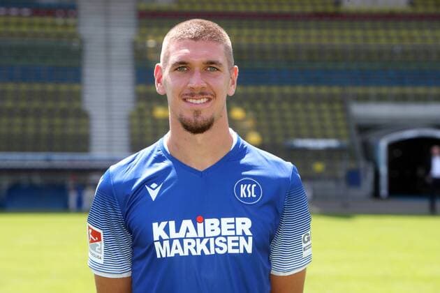 Karlsruher SC Portraittermin Saison 2019 2020 Damian Roßbach, Karlsruher SC, 2. Bundesliga, Porträttermin 2019 2020.