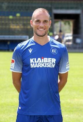 Karlsruher SC Portraittermin Saison 2019 2020 Manuel Stiefler, Karlsruher SC, 2. Bundesliga, Porträttermin 2019 2020.