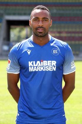 Karlsruher SC Portraittermin Saison 2019 2020 Saliou Sane, Karlsruher SC, 2. Bundesliga, Porträttermin 2019 2020.