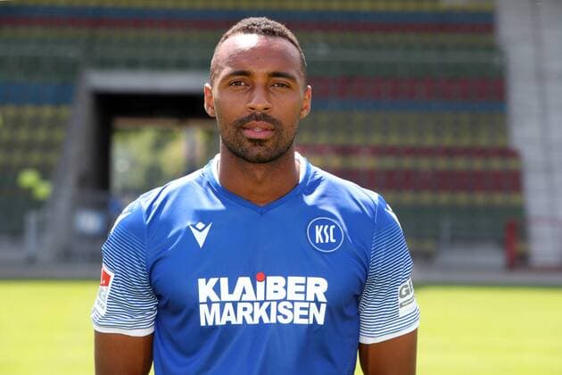 Karlsruher SC Portraittermin Saison 2019 2020 Saliou Sane, Karlsruher SC, 2. Bundesliga, Porträttermin 2019 2020.