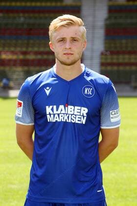 Karlsruher SC Portraittermin Saison 2019 2020 Justin Möbius, Karlsruher SC, 2. Bundesliga, Porträttermin 2019 2020.
