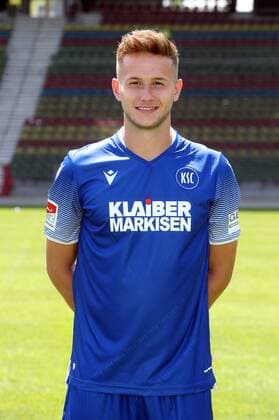 Karlsruher SC Portraittermin Saison 2019 2020 Christoph Kobald, Karlsruher SC, 2. Bundesliga, Porträttermin 2019 2020.