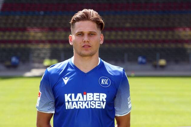 Karlsruher SC Portraittermin Saison 2019 2020 Janis Hanek, Karlsruher SC, 2. Bundesliga, Porträttermin 2019 2020.