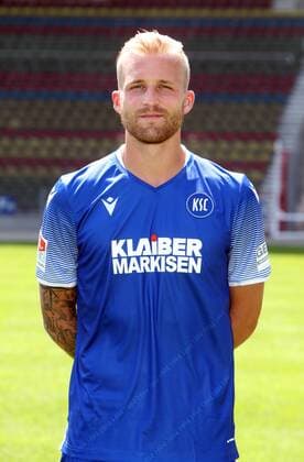 Karlsruher SC Portraittermin Saison 2019 2020 Philipp Hoffmann, Karlsruher SC, 2. Bundesliga, Porträttermin 2019 2020.