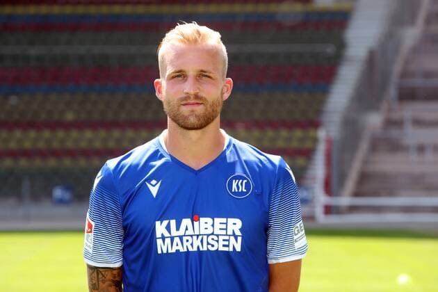 Karlsruher SC Portraittermin Saison 2019 2020 Philipp Hoffmann, Karlsruher SC, 2. Bundesliga, Porträttermin 2019 2020.