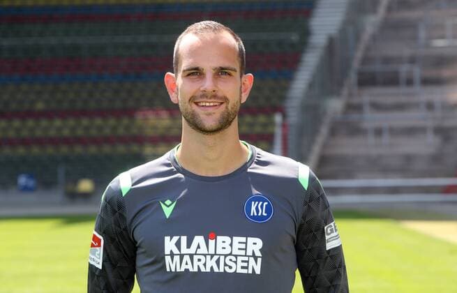 Karlsruher SC Portraittermin Saison 2019 2020 Marius Gersbeck, Karlsruher SC, 2. Bundesliga, Porträttermin 2019 2020.