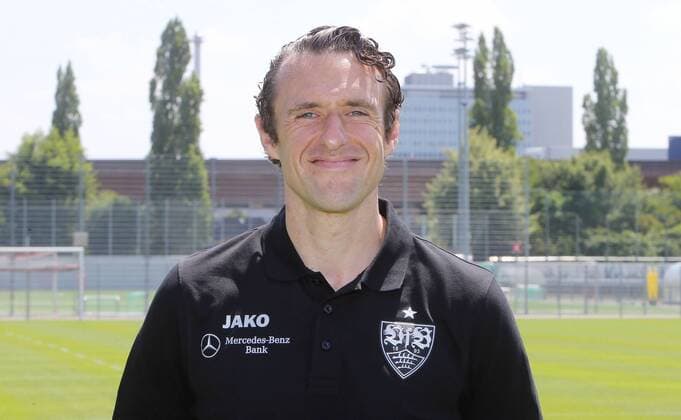 Stuttgart , Fuvüball Fototermin VfB Stuttgart II , Michael Gentner (Sportlicher Leiter)