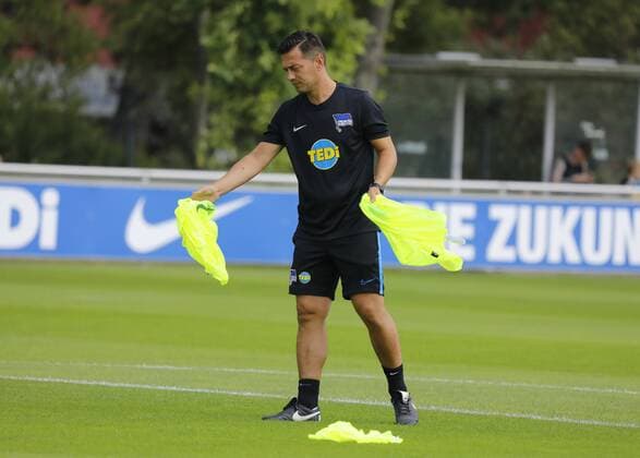 Berlin, Sportpark, GER, 1.FBL, Hertha BSC, Saison 2019 2020, Training, Foto:Ante Covic, Chef Trainer