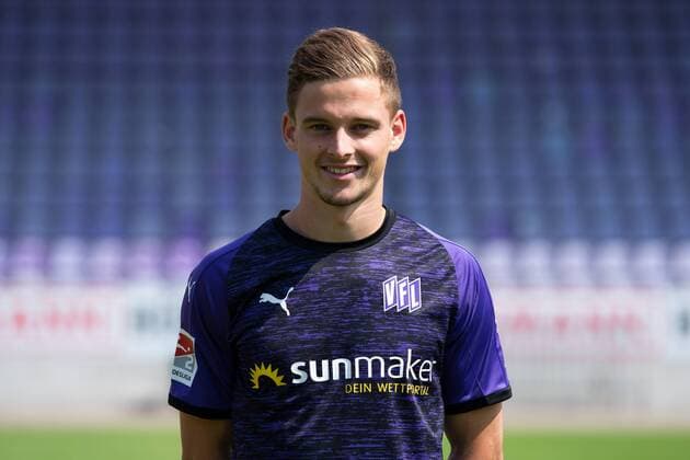 Moritz Heyer; VfL Osnabrück; 2. BL, Porträttermin 2019 2020 Osnabrück Niedersachsen Deutschland Stadion an der Bremer Brücke