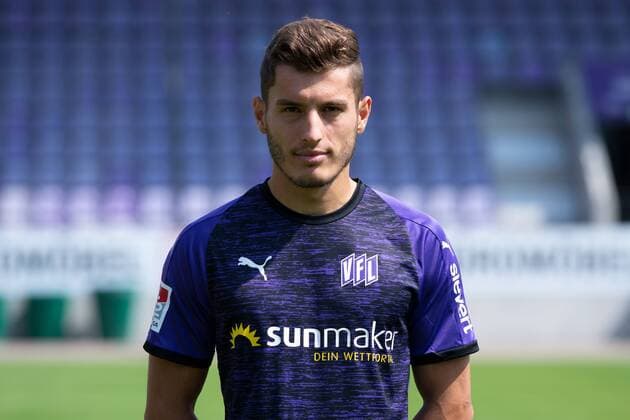 Bashkim Ajdini; VfL Osnabrück; 2. BL, Porträttermin 2019 2020 Osnabrück Niedersachsen Deutschland Stadion an der Bremer Brücke