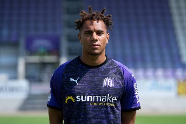 Etienne Amenyido; VfL Osnabrück; 2. BL, Porträttermin 2019 2020 Osnabrück Niedersachsen Deutschland Stadion an der Bremer Brücke