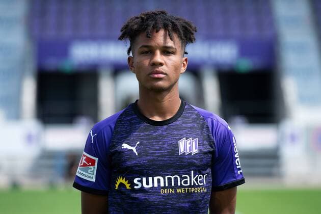 Felix Agu; VfL Osnabrück; 2. BL, Porträttermin 2019 2020 Osnabrück Niedersachsen Deutschland Stadion an der Bremer Brücke