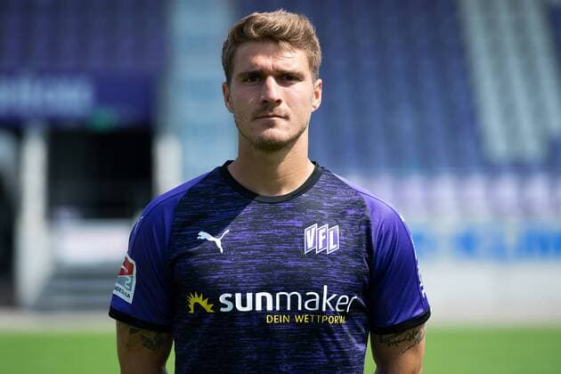 Benjamin Girth; VfL Osnabrück; 2. BL, Porträttermin 2019 2020 Osnabrück Niedersachsen Deutschland Stadion an der Bremer Brücke