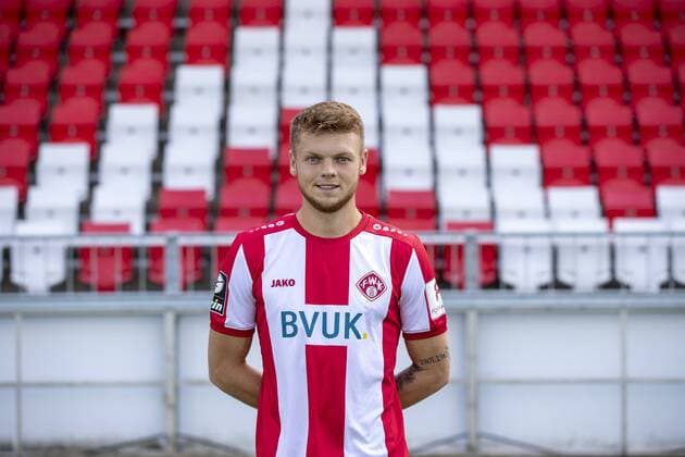 Lion Schweer, FC Würzburger Kickers, 3.Liga, Porträttermin 2019 2020, Copyright: HMBxMedia xHeikoxBecker