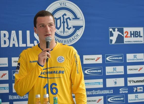 Der neue Torwart des VfL GUmmerbach 16 Filip Ivic ( 16, VfL Gummersbach), , Pressekonferenz und Pressetraining des VfL Gummersbach am 18.07.2019 - Pressekonferenz und Pressetraining des VfL Gummersbach am 18.07.2019 Gummersbach Copyright: xEIBNER JuergenxAugstx EP_JOGI