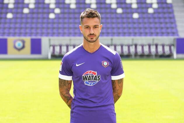 Teampraesentation Erz.Aue Fussball 2.Bundesliga Filip Kusic; FC Erzgebirge Aue; 2.Bundesliga, Porträttermin 2019 2020 , Aue, 18.07.2019, Erzgebirgsstadion, Fussball ,