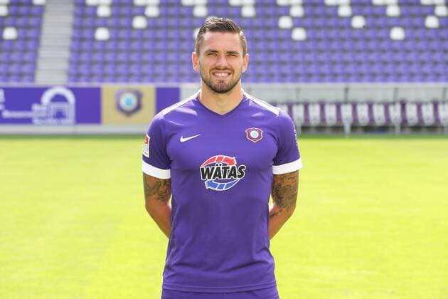Teampraesentation Erz.Aue Fussball 2.Bundesliga Pascal Testroet; FC Erzgebirge Aue; 2.Bundesliga, Porträttermin 2019 2020 , Aue, 18.07.2019, Erzgebirgsstadion, Fussball ,
