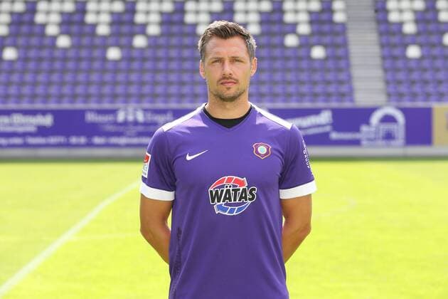 Teampraesentation Erz.Aue Fussball 2.Bundesliga Sören Gonther; FC Erzgebirge Aue; 2.Bundesliga, Porträttermin 2019 2020 , Aue, 18.07.2019, Erzgebirgsstadion, Fussball ,