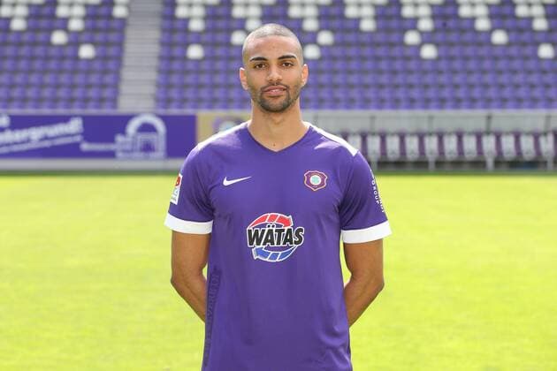 Teampraesentation Erz.Aue Fussball 2.Bundesliga Malcolm Cacutalua; FC Erzgebirge Aue; 2.Bundesliga, Porträttermin 2019 2020 , Aue, 18.07.2019, Erzgebirgsstadion, Fussball ,