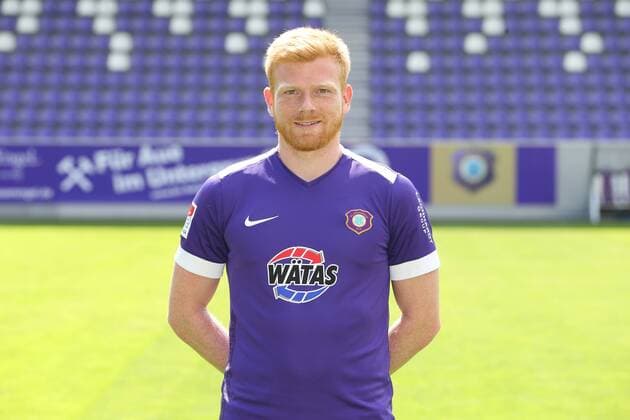 Teampraesentation Erz.Aue Fussball 2.Bundesliga Fabian Kalig; FC Erzgebirge Aue; 2.Bundesliga, Porträttermin 2019 2020 , Aue, 18.07.2019, Erzgebirgsstadion, Fussball ,
