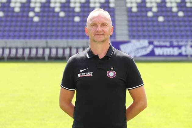Teampraesentation Erz.Aue Fussball 2.Bundesliga Teambetreuer Thomas Romeyke; FC Erzgebirge Aue; 2.Bundesliga, Porträttermin 2019 2020 , Aue, 18.07.2019, Erzgebirgsstadion, Fussball ,