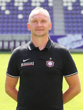 Teampraesentation Erz.Aue Fussball 2.Bundesliga Teambetreuer Thomas Romeyke; FC Erzgebirge Aue; 2.Bundesliga, Porträttermin 2019 2020 , Aue, 18.07.2019, Erzgebirgsstadion, Fussball ,