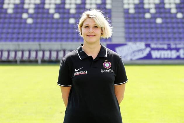 Teampraesentation Erz.Aue Fussball 2.Bundesliga Teamärztin Michaela Antosova; FC Erzgebirge Aue; 2.Bundesliga, Porträttermin 2019 2020 , Aue, 18.07.2019, Erzgebirgsstadion, Fussball ,