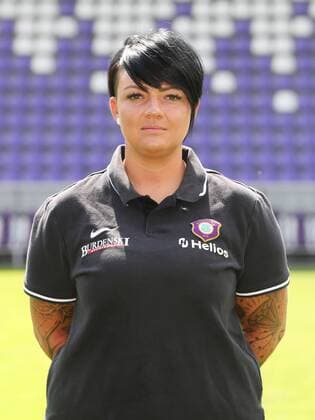 Teampraesentation Erz.Aue Fussball 2.Bundesliga Physiotherapeutin Marie Koch; FC Erzgebirge Aue; 2.Bundesliga, Porträttermin 2019 2020 , Aue, 18.07.2019, Erzgebirgsstadion, Fussball ,