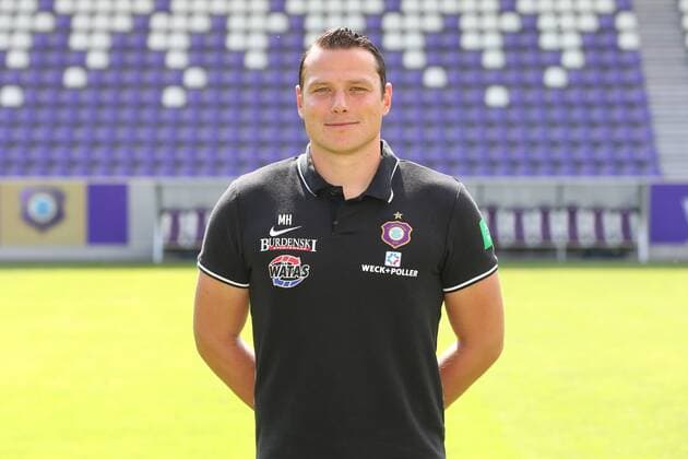 Teampraesentation Erz.Aue Fussball 2.Bundesliga Co Trainer Marc Hensel; FC Erzgebirge Aue; 2.Bundesliga, Porträttermin 2019 2020 , Aue, 18.07.2019, Erzgebirgsstadion, Fussball ,