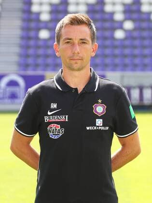 Teampraesentation Erz.Aue Fussball 2.Bundesliga Co Trainer Andre Meyer; FC Erzgebirge Aue; 2.Bundesliga, Porträttermin 2019 2020 , Aue, 18.07.2019, Erzgebirgsstadion, Fussball ,
