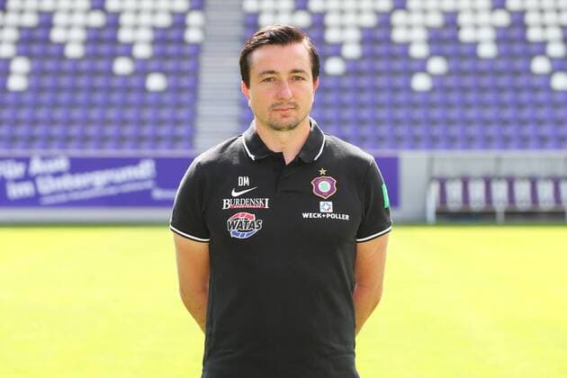 Teampraesentation Erz.Aue Fussball 2.Bundesliga Trainer Daniel Meyer; FC Erzgebirge Aue; 2.Bundesliga, Porträttermin 2019 2020 , Aue, 18.07.2019, Erzgebirgsstadion, Fussball ,